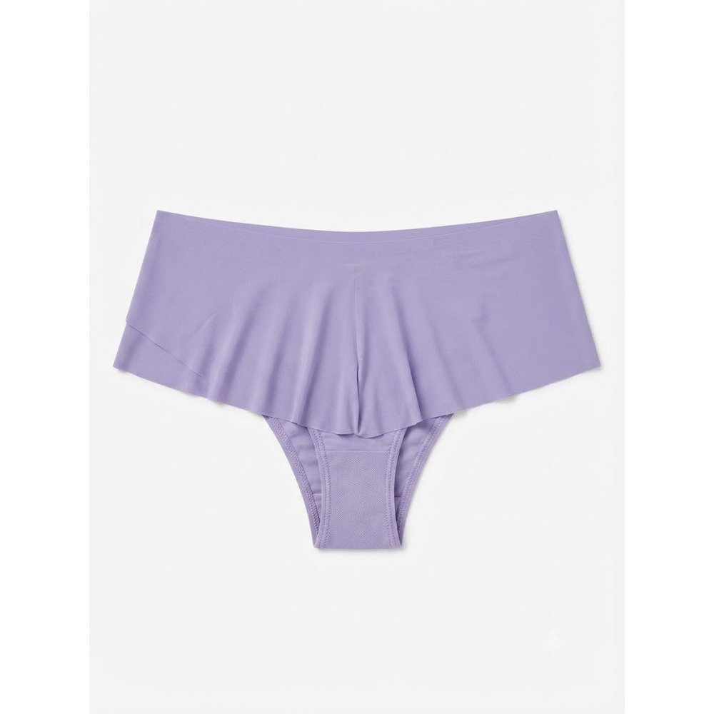NEW Hanky Panky Womens Purple Ruffle Thong Underwear Size Large - EAH